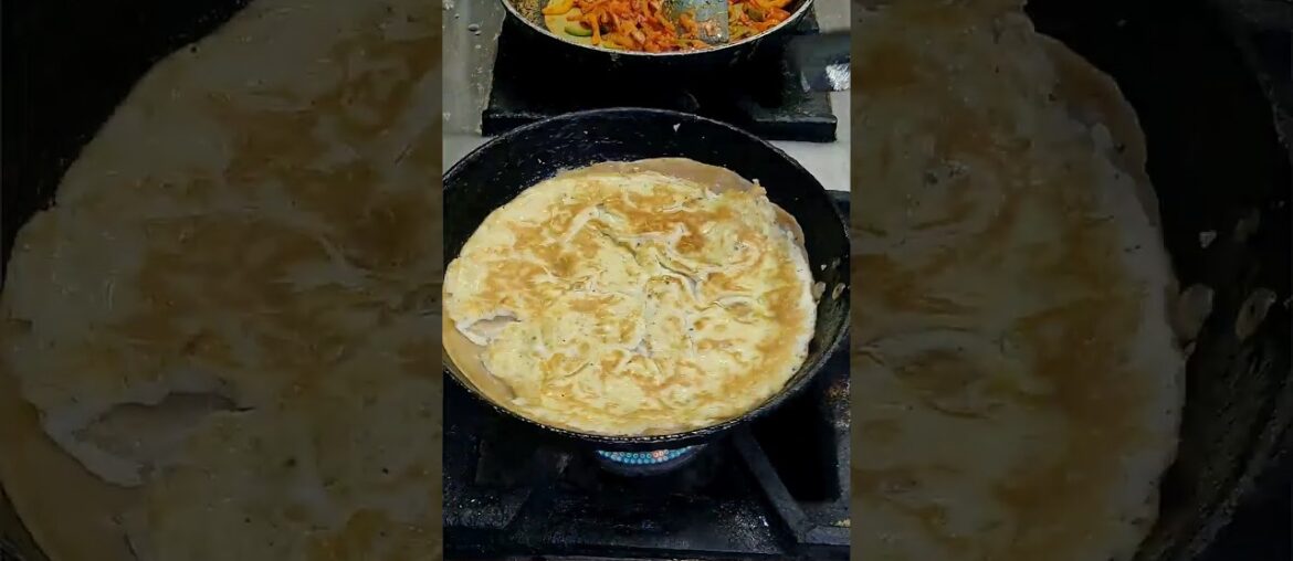 Street Style Egg Roll Recipe | #shorts #shortsfeed