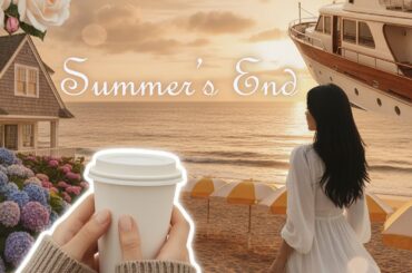 Summer's End, Cozy Vlog | Coastal Cafes, Cottagecore Travel, Nature Boat | Soft Voice, Slow Life