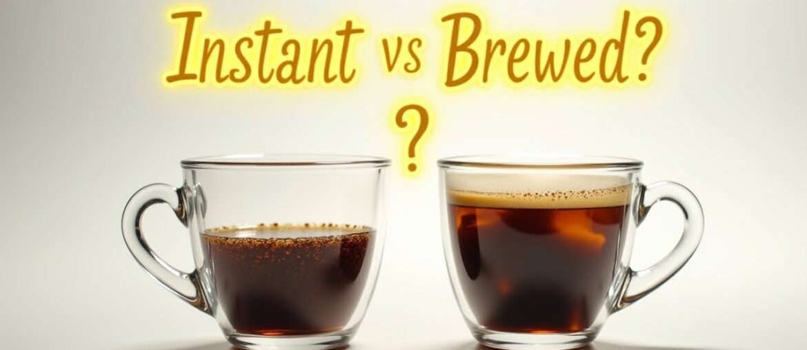 Instant Coffee vs. Brewed Coffee: Which One’s Better? Instant Coffee vs. Brewed Coffee: Which One’s Better?