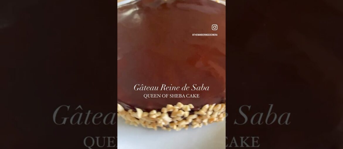 Queen of Sheba Cake (Gateau Reine de Saba) #cooking #recipes #french