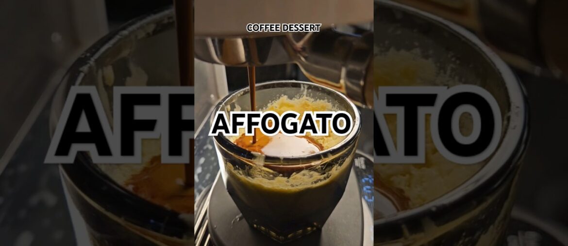 Making some coffee dessert #affogato #espresso #barista #foodie