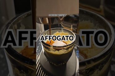 Making some coffee dessert #affogato #espresso #barista #foodie