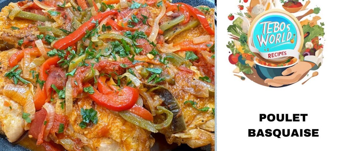 Authentic Poulet Basquaise at Home | Basque Chicken with Espelette Pepper Authentic Poulet Basquaise at Home | Basque Chicken with Espelette Pepper