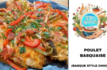 Authentic Poulet Basquaise at Home | Basque Chicken with Espelette Pepper