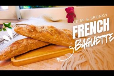 Classic French Baguette~ Pro-tips & science behind Artisan bread loaf~100% Whole Wheat flour~ No Oil