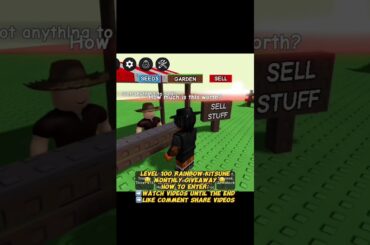 LEVEL 100 RAINBOW KITSUNE MONTHLY GIVEAWAY @dariusfarmss