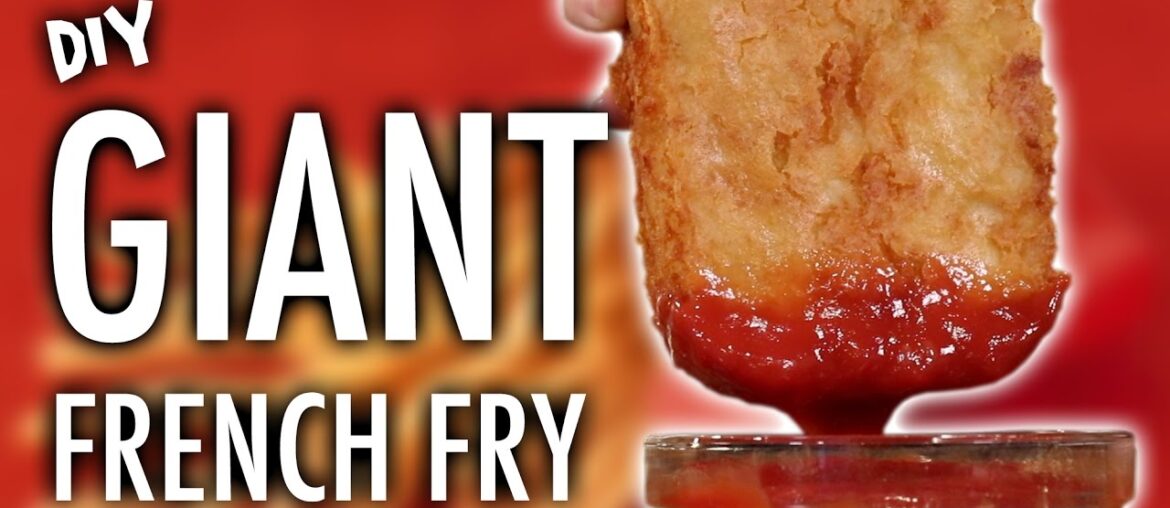 DIY GIANT FRENCH FRY DIY GIANT FRENCH FRY