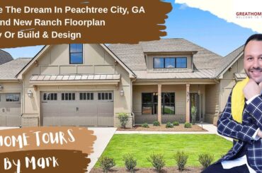 INCREDIBLE New Floorplan, Peachtree City, Georgia.  Fantastic Finishes. Buy Or Build Your Own!