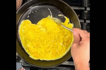 Misen Nitrided Carbon Nonstick pan French omelet test ~7 weeks.