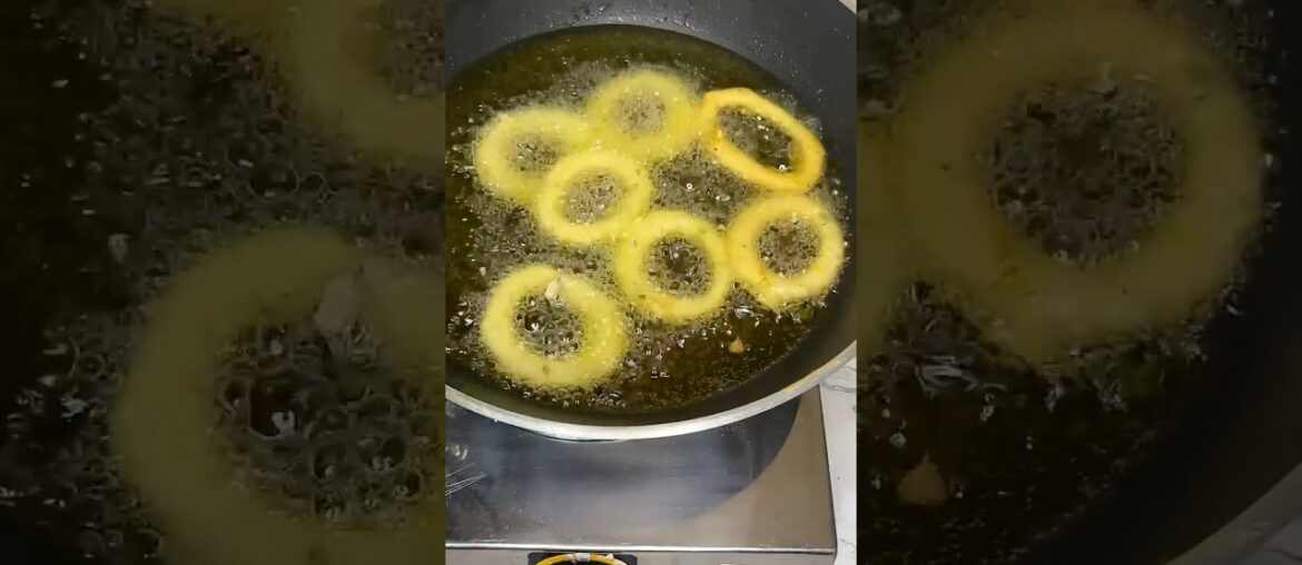 Crispy and Perfect Easy way to make French fries !Crispy Potato Rings  #shorts  #ytshorts #trending
