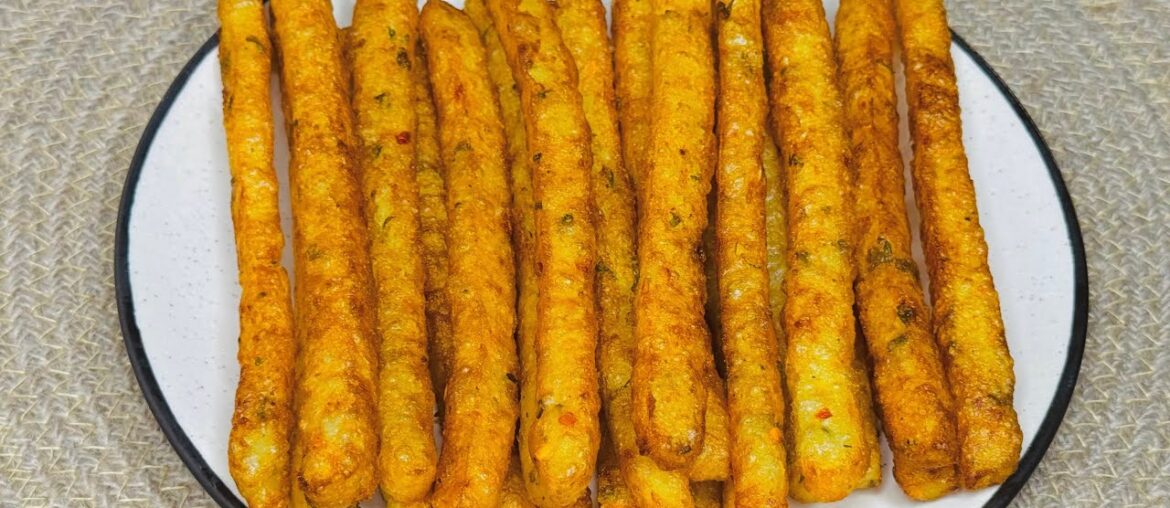 Long French Fries Recipe | Japanese Extra Long Fries | Crispy French Fries