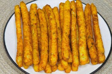 Long French Fries Recipe | Japanese Extra Long Fries | Crispy French Fries