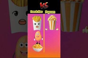French fries Vs Popcorn | #shorts #vijayfactsshow