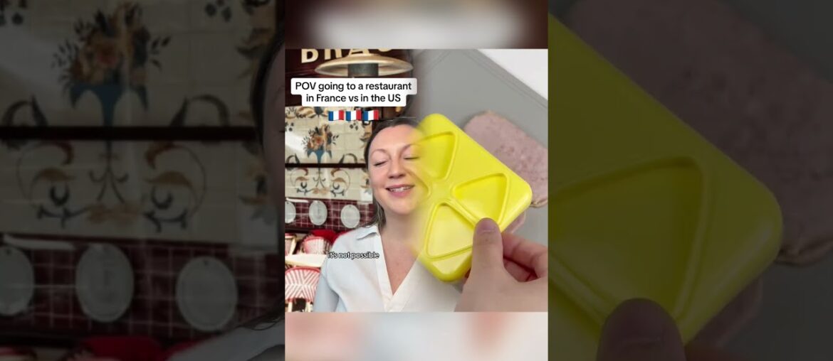 POV going to a restaurant in France vs in the US #france #french #usa #american #cultureshock