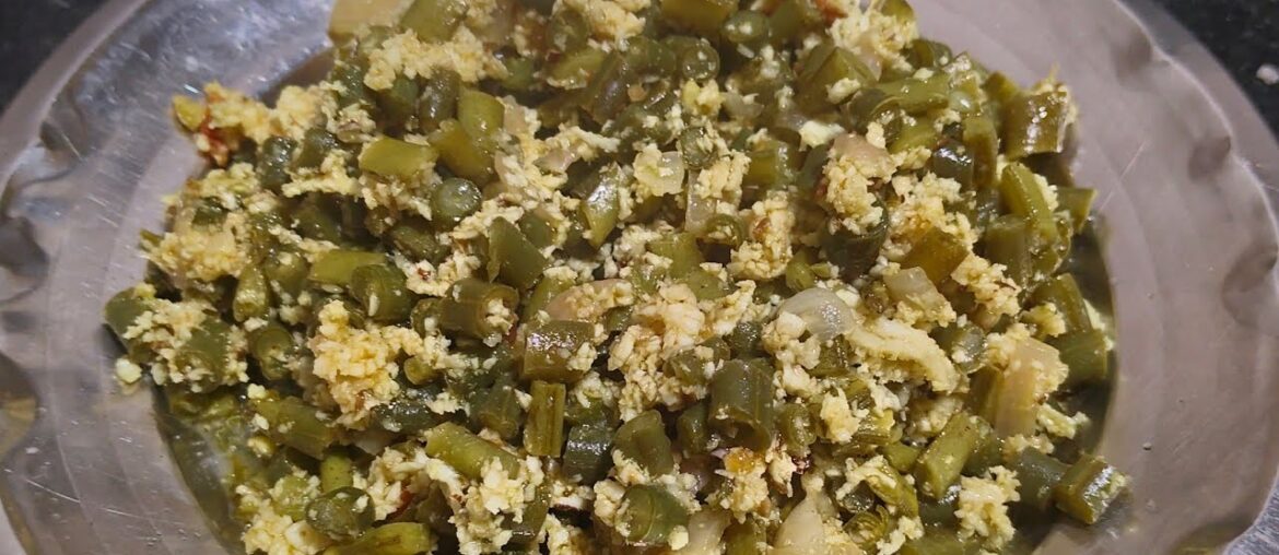 Cluster beans and french beans bhaji ll Healthy recipe