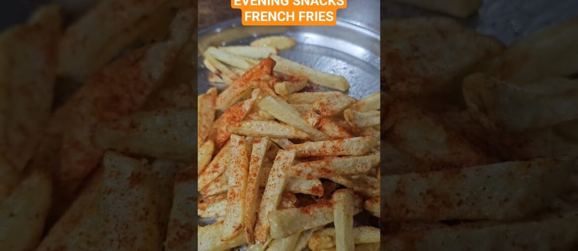 Crispy Potato French Fries Recipe  Easy Evening Snack at Home Made #trending #shorts #cooking #viral