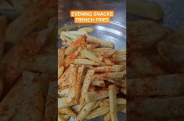 Crispy Potato French Fries Recipe  Easy Evening Snack at Home Made #trending #shorts #cooking #viral