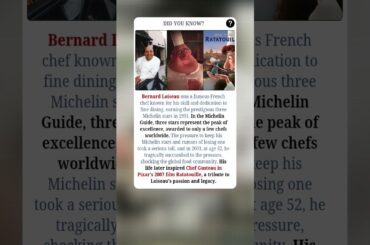 The Tragic Story Behind Michelin-Starred Chef Bernard Loiseau