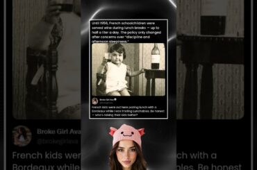 Until 1956 french students were served wine on lunch breaks