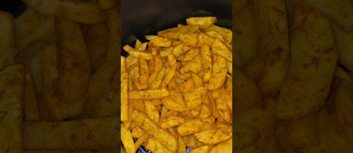French fries recipe air fryer #youtubeshorts #indianfood #food #cooking #viralvideo #friedfood.