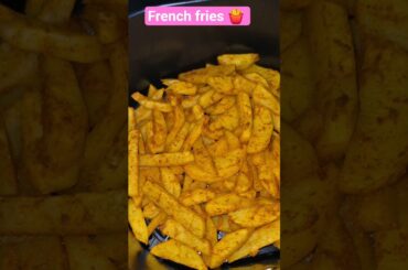 French fries recipe air fryer #youtubeshorts #indianfood #food #cooking #viralvideo #friedfood.
