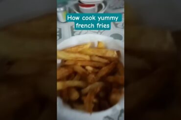 How Cook Yummy French fries|Easy Way to Make French fries At  Home #shorts #viral #frenchfries