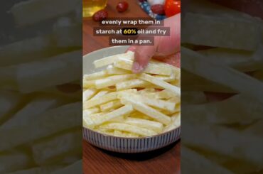 How to make special and KFC type french fries at home are crispy and yummy....#french #fries #shorts