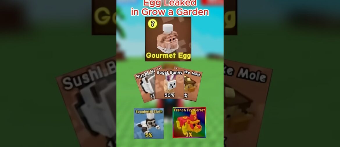 NEW Gourmet OP Egg Leaked in Grow a Garden!