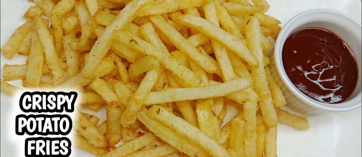 Crispy Potato Fries | Homemade French Fries Rec | Perfect crispy fries | How To make Potato Fries