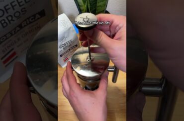 The French press gets a lot of hate but It's a great way to brew coffee #coffee #frenchpress