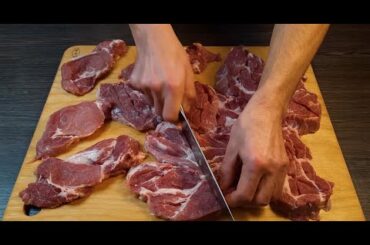 This recipe is from a French chef! French meat  Pork neck with pineapples in the oven.