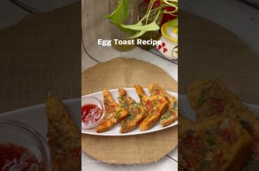 Egg Toast Recipe | Egg Toast Breakfast Recipe | Masala French Toast | #shorts #viralvideo #ytshorts