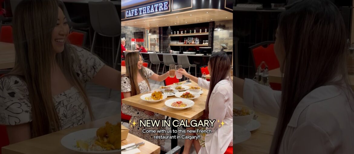 Cafe Theatre, a NEW French restaurant in Calgary! #french #restaurant #theatre #pasta #salad