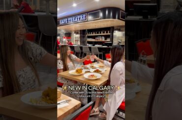 Cafe Theatre, a NEW French restaurant in Calgary! #french #restaurant #theatre #pasta #salad