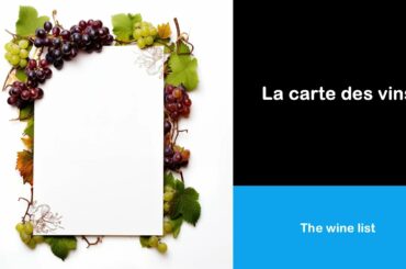 Say it in French I The wine list