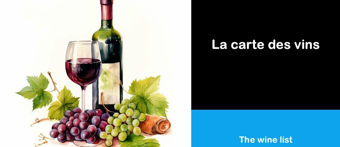 Say it in French I The wine list