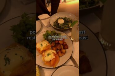Upper east side french brunch restaurant #shortsfeed #food #eatingsounds #viet #nyc #gossipgirl #fyp