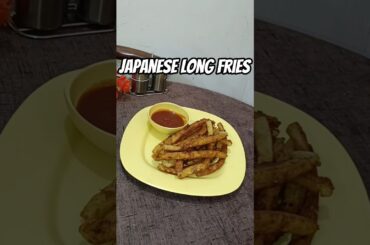 Japanese Long Fries Recipe| French fries #shorts #recipe #potatofries