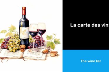 Say it in French I The wine list