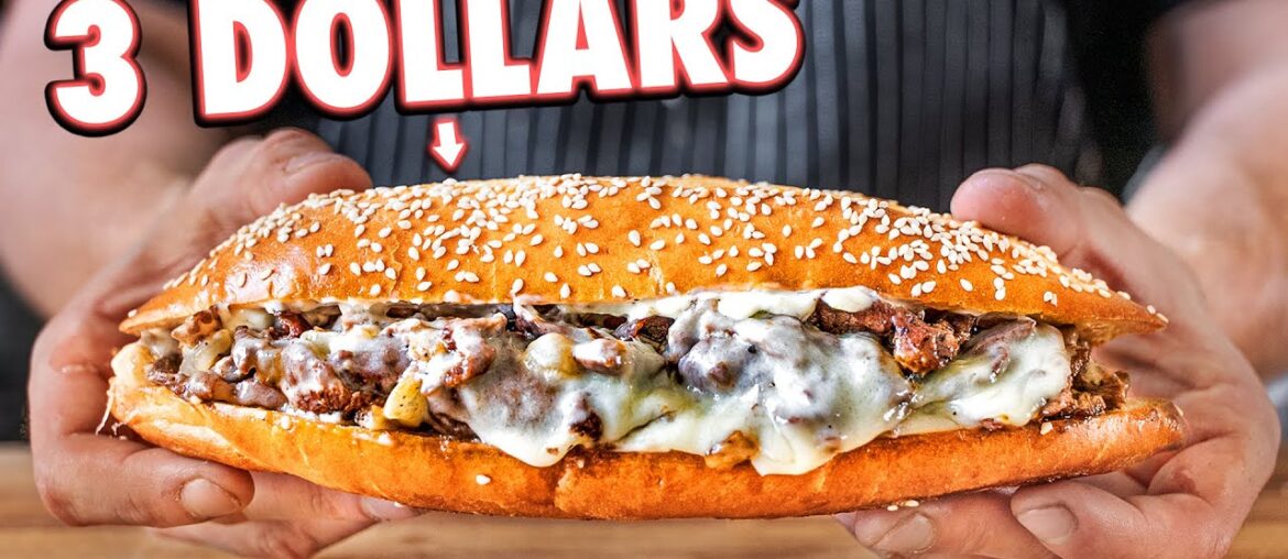 The $3 Philly Cheesesteak | But Cheaper The $3 Philly Cheesesteak | But Cheaper