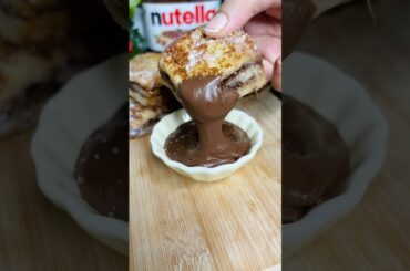 Viral Nutella French Toast..#trending#viral#recipe#ytshorts#shorts#youtube#food#nutella#shortvideo