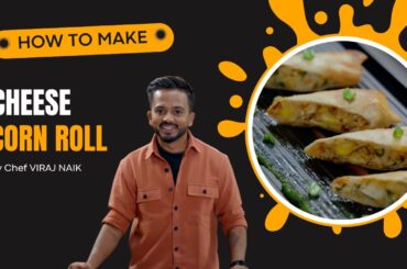 Faber Air Fryer Recipe | Crispy Cheese Corn Rolls with 85% Less Oil