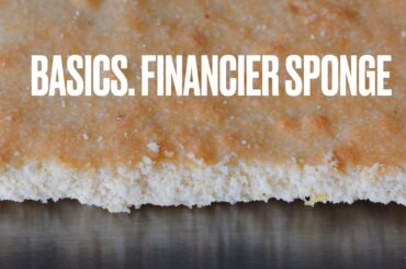 Easy French Classic with Rich Brown Butter Aroma | Financier Sponge | #sponge #dessertrecipe
