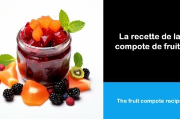 Say it in French I The fruit compote recipe