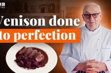 Venison with red wine and raspberry sauce - Pierre Koffmann | BBC Maestro