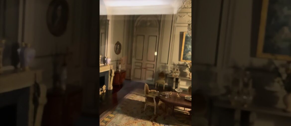 Art institute of Chicago miniature French Dining Room! #subscribe #chicago #museum #art