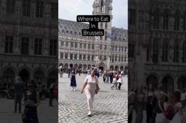 Where to eat in Brussels. From coffee shops to restaurants in #brussels my picks! #travelshorts