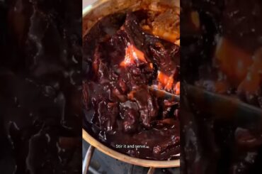 French red wine cooked rib~ Merlin Recipe Sharing