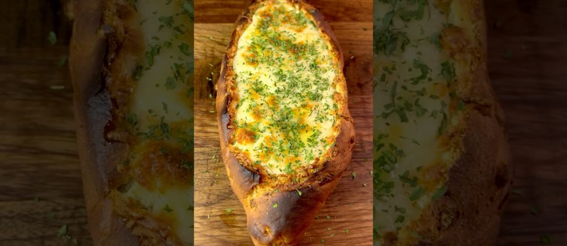 Easy French Bread Pizza! High-protein Breakfast #shorts
