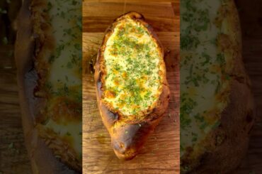 Easy French Bread Pizza! High-protein Breakfast #shorts